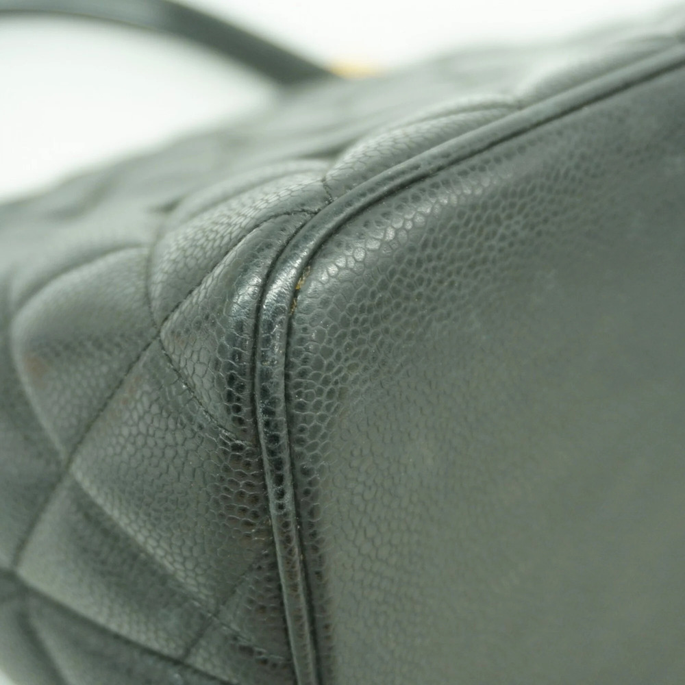 CHANEL Black Caviar Leather Reissue Tote Bag - Picture 6 of 10